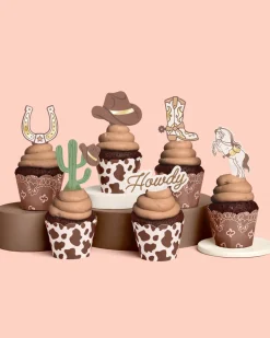 Saddle Up Cupcake Liners & Toppers, Pack of 24