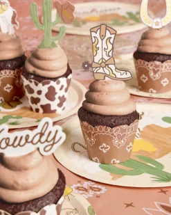 Saddle Up Cupcake Liners & Toppers, Pack of 24