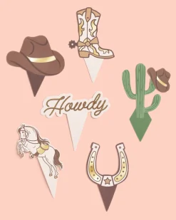 Saddle Up Cupcake Liners & Toppers, Pack of 24