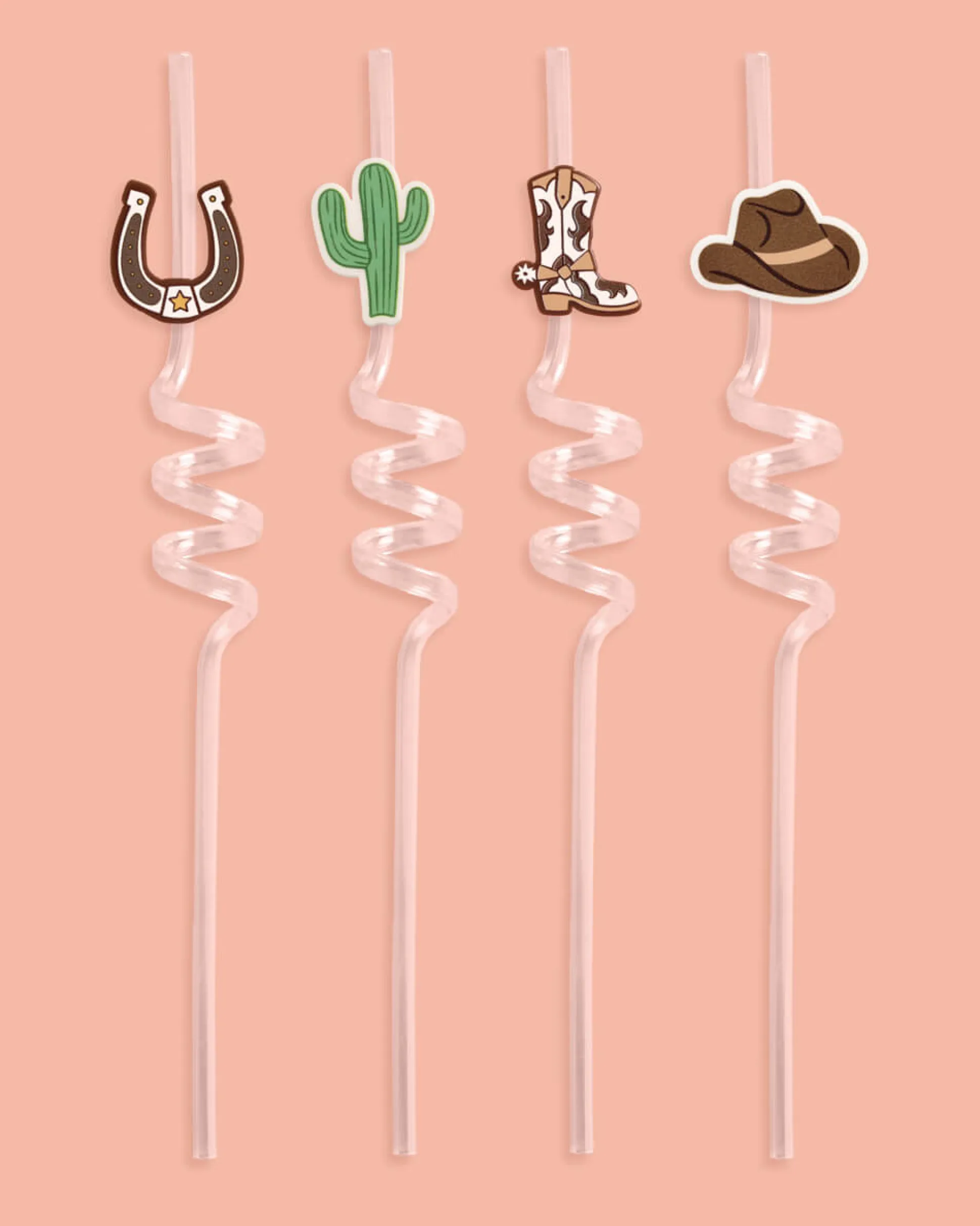 Saddle Up Straws, Pack of 26