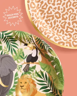 Safari Plates - 24 paper plates