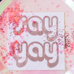 Say Yay Witty Cocktail Napkins, Pack of 20