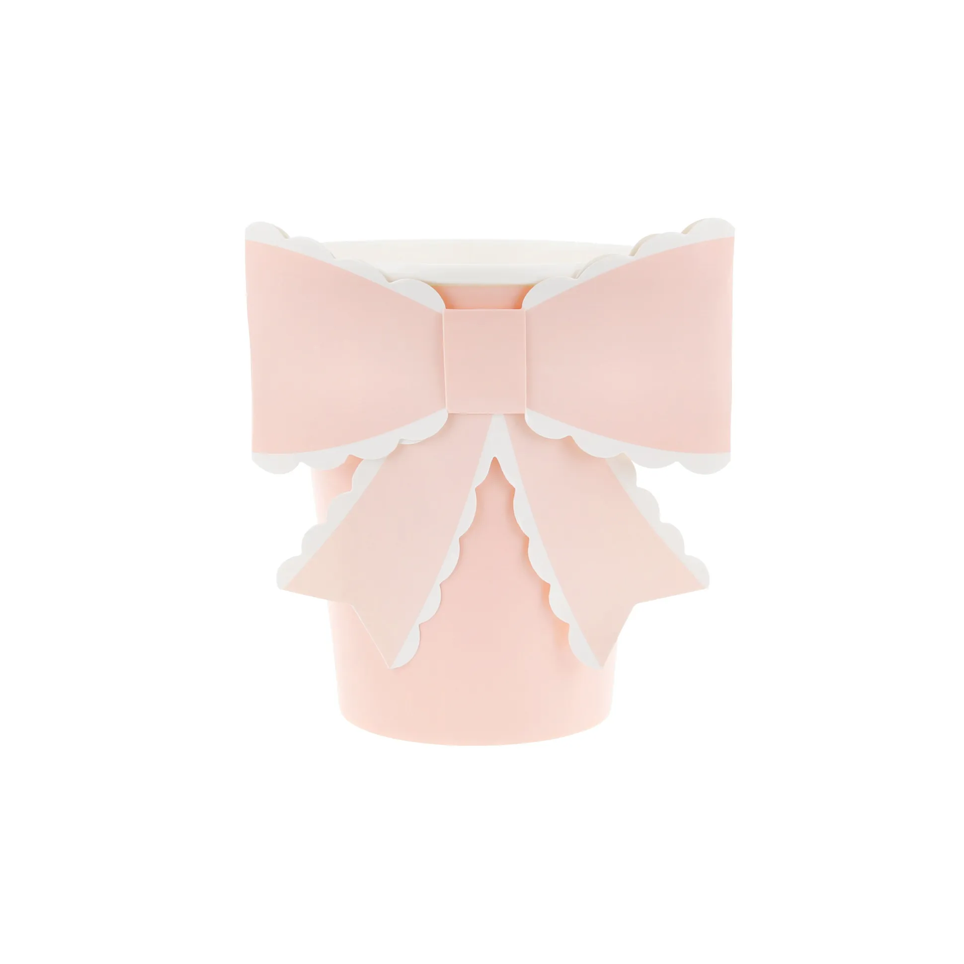 Scalloped Bow Cups, Set of 8