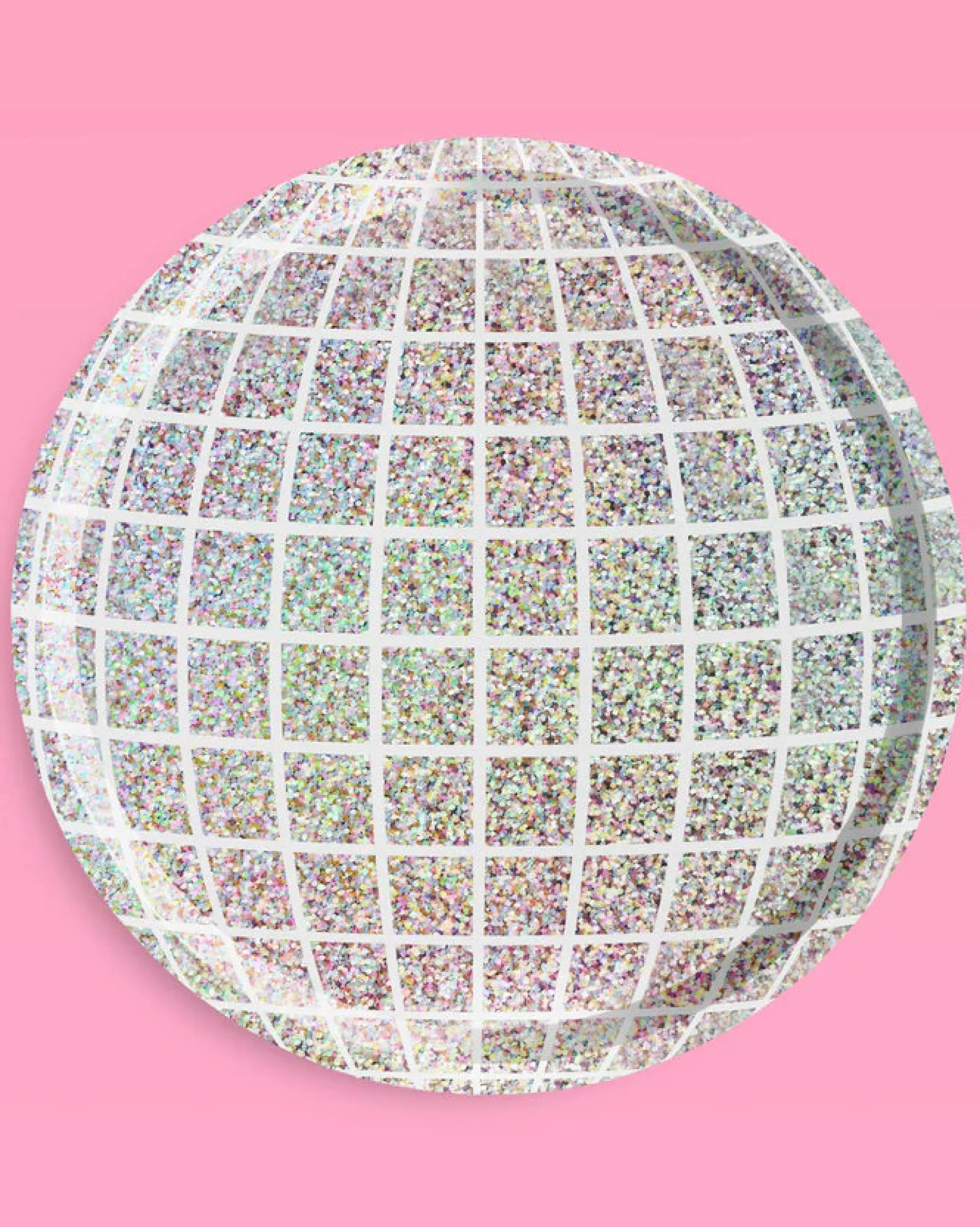 Shimmer Disco Plates, Pack of 25