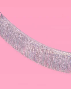 Shimmer Fringe - Iridescent Holographic Foil Banner
