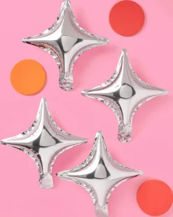 Silver Sparkle Balloon - Set of 6