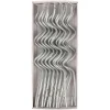 Silver Swirly Candles, Pack of 20