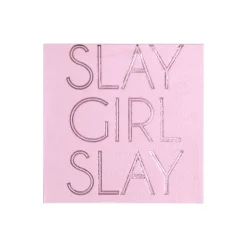 Slay Girl Slay Witty Cocktail Napkins, Pack of 20