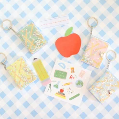 Smarty Pants Notebook Keychain, Green