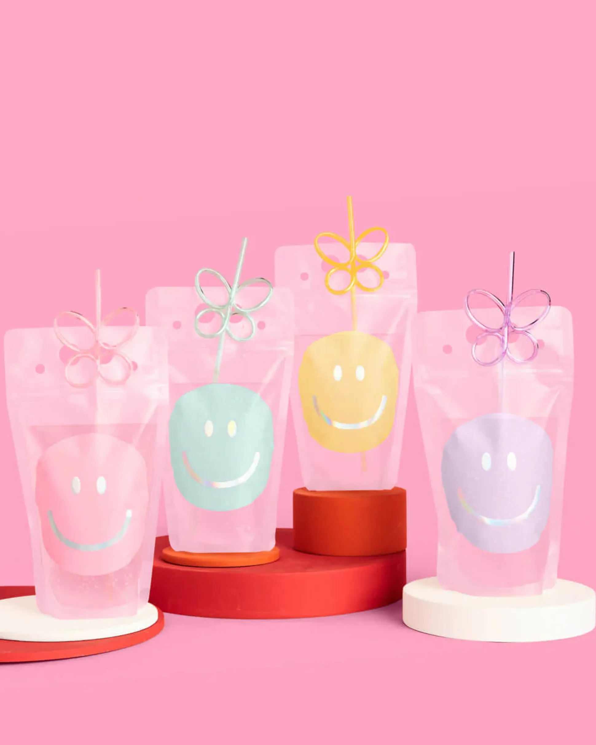 Smiley Sippers, Pack of 16