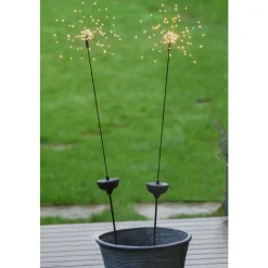 Solar Starburst Stake Light, Set of 3