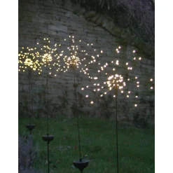 Solar Starburst Stake Light, Set of 3