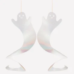 Spinning Ghost Decorations, Pack of 10
