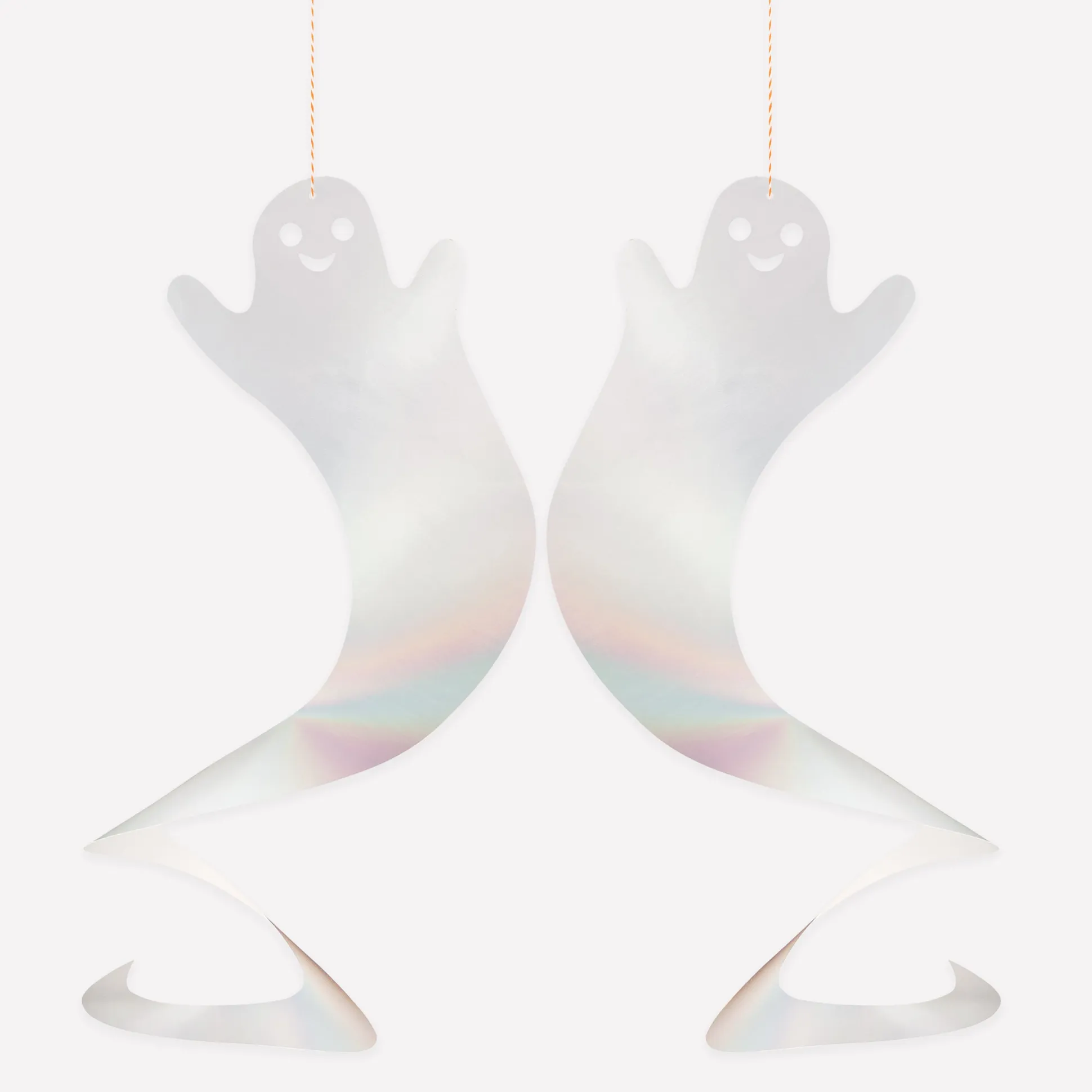 Spinning Ghost Decorations, Pack of 10