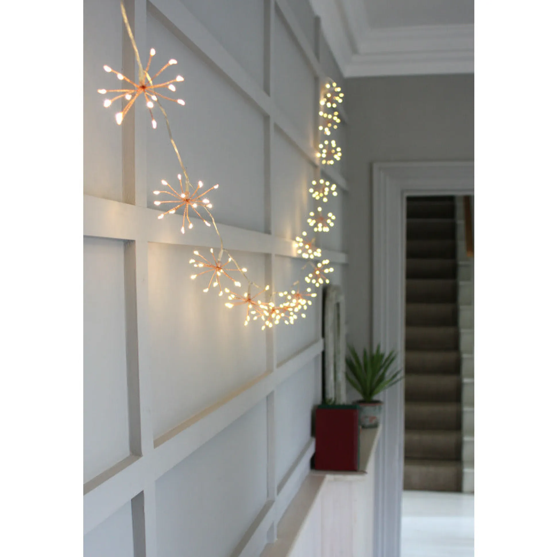 Starburst Chain Lights, Battery Operated, Set of 3