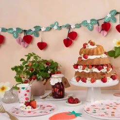 Strawberry Pattern Cups, Set of 8
