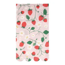 Strawberry Pattern Guest Towels, Set of 16