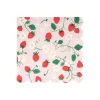 Strawberry Pattern Large Napkins, Set of 16