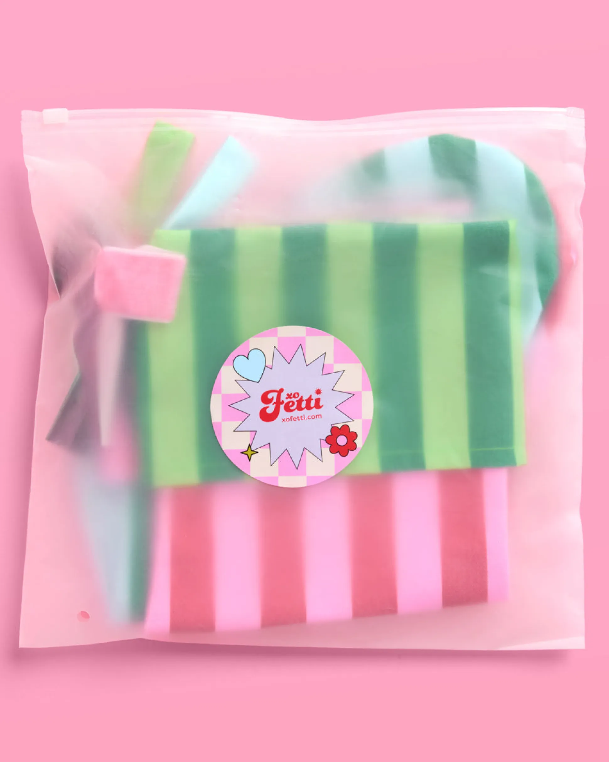 Striped Stocking Set - 2 pieces