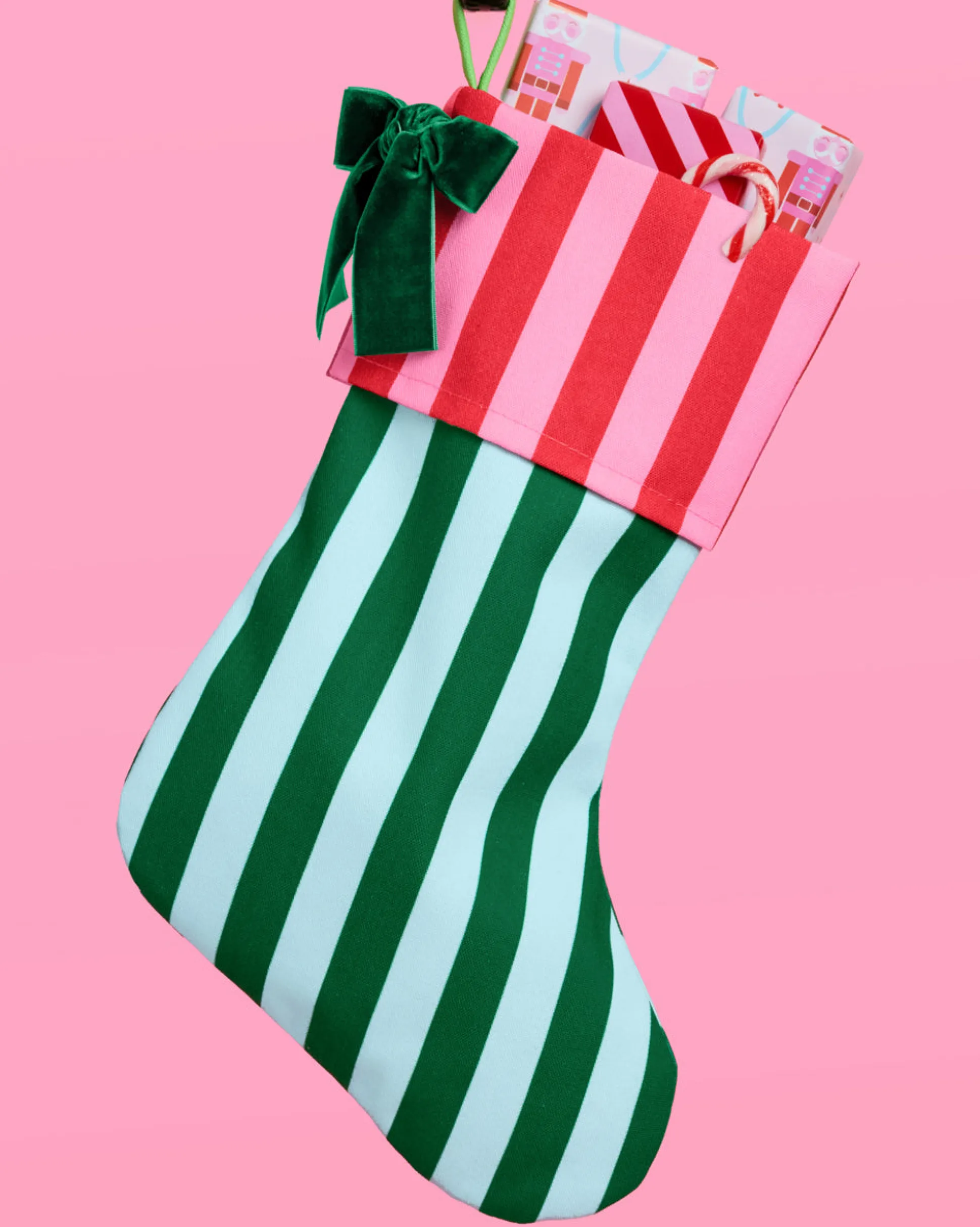Striped Stocking Set - 2 pieces