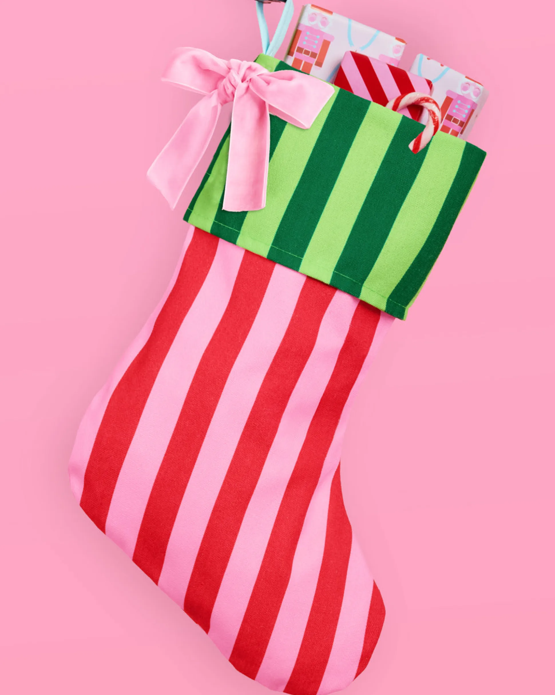 Striped Stocking Set - 2 pieces