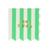Stripe Happy Birthday Large Napkins, Pack of 16
