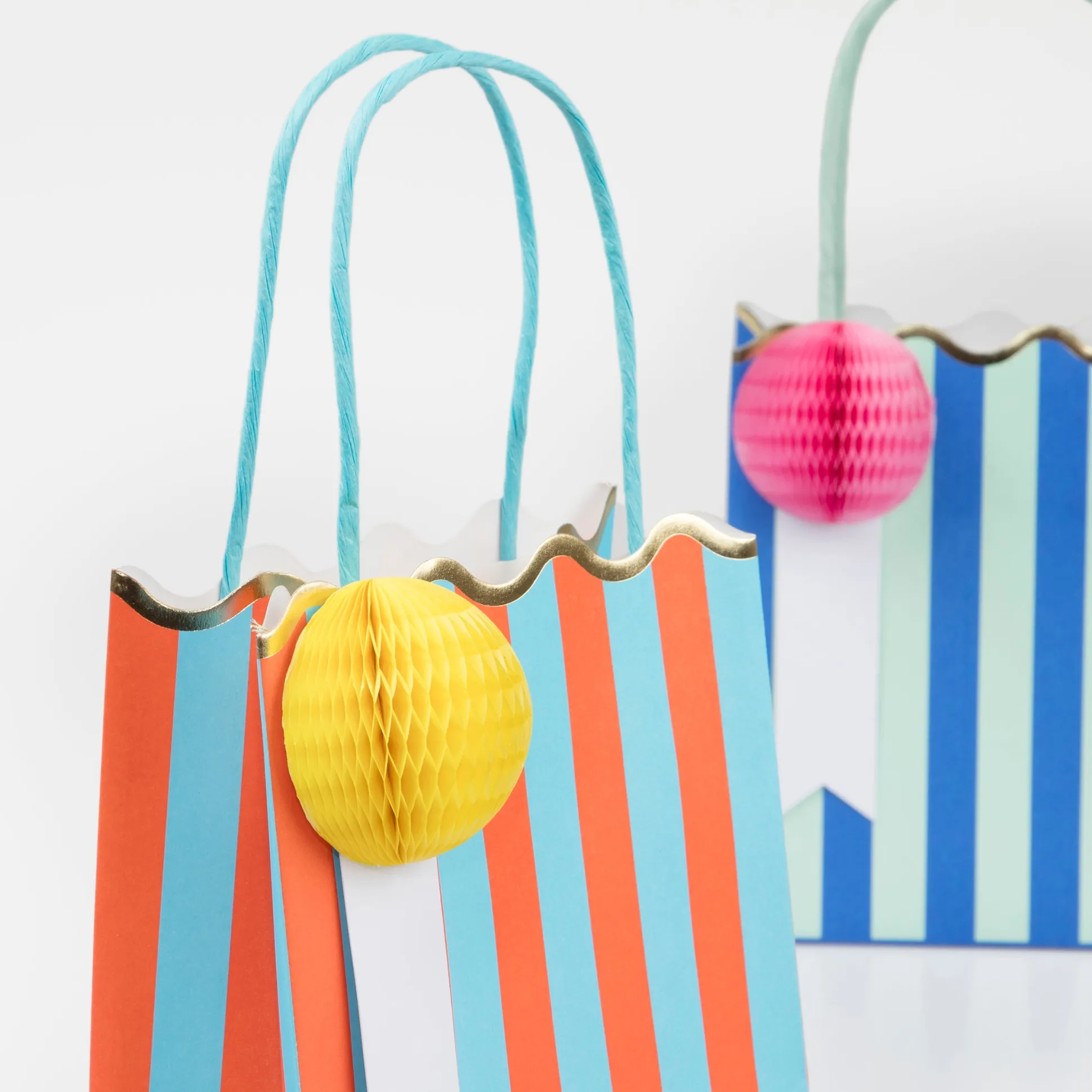 Stripe Party Bags, Pack of 8