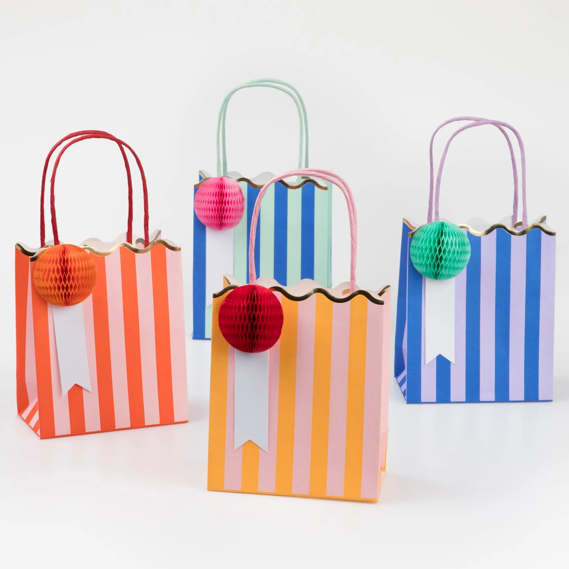 Stripe Party Bags, Pack of 8