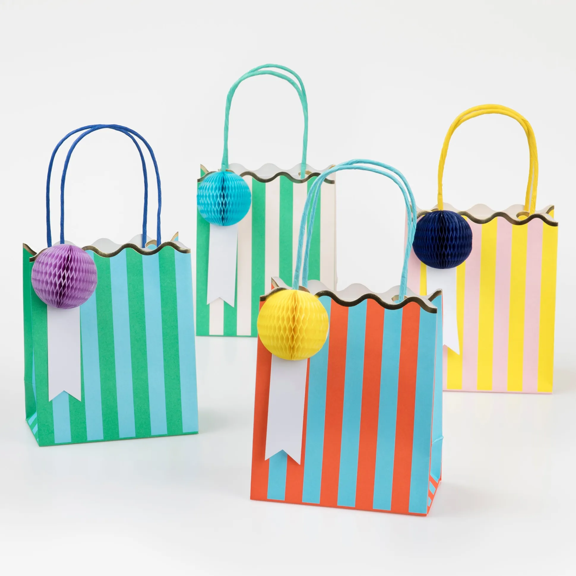 Stripe Party Bags, Pack of 8