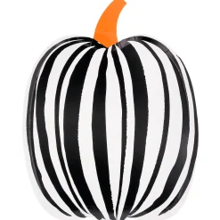 Stripe Pumpkin Plates, Pack of 8
