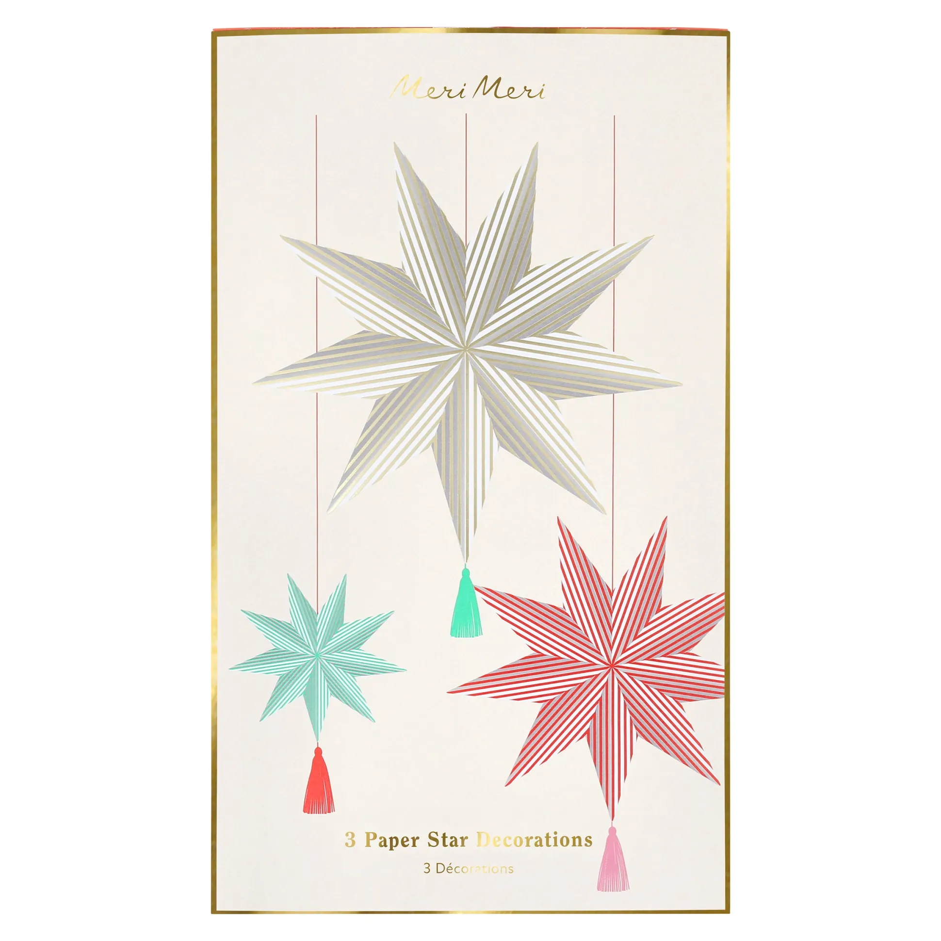 Stripe Star Decorations