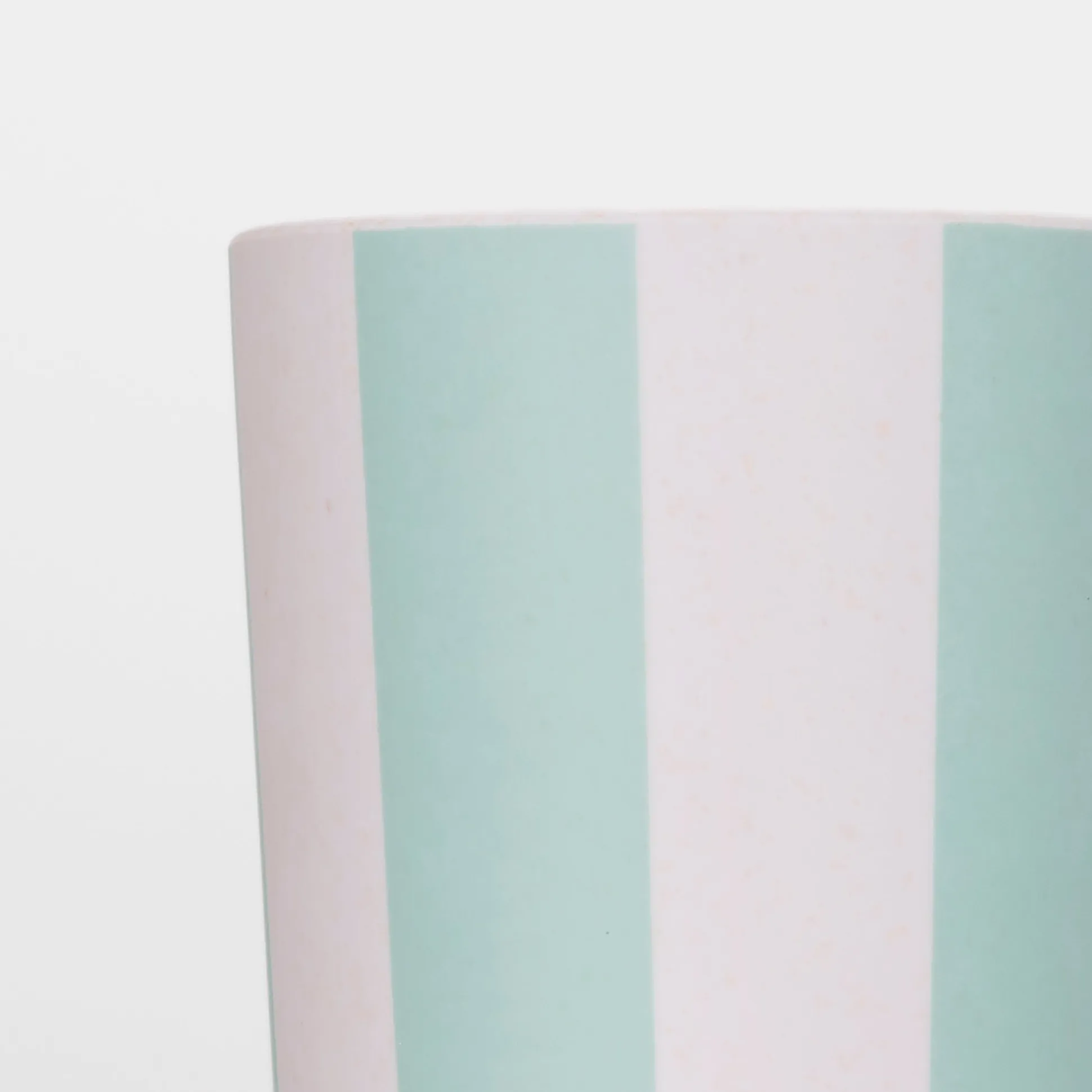 Stripy Reusable Bamboo Cups, Pack of 6