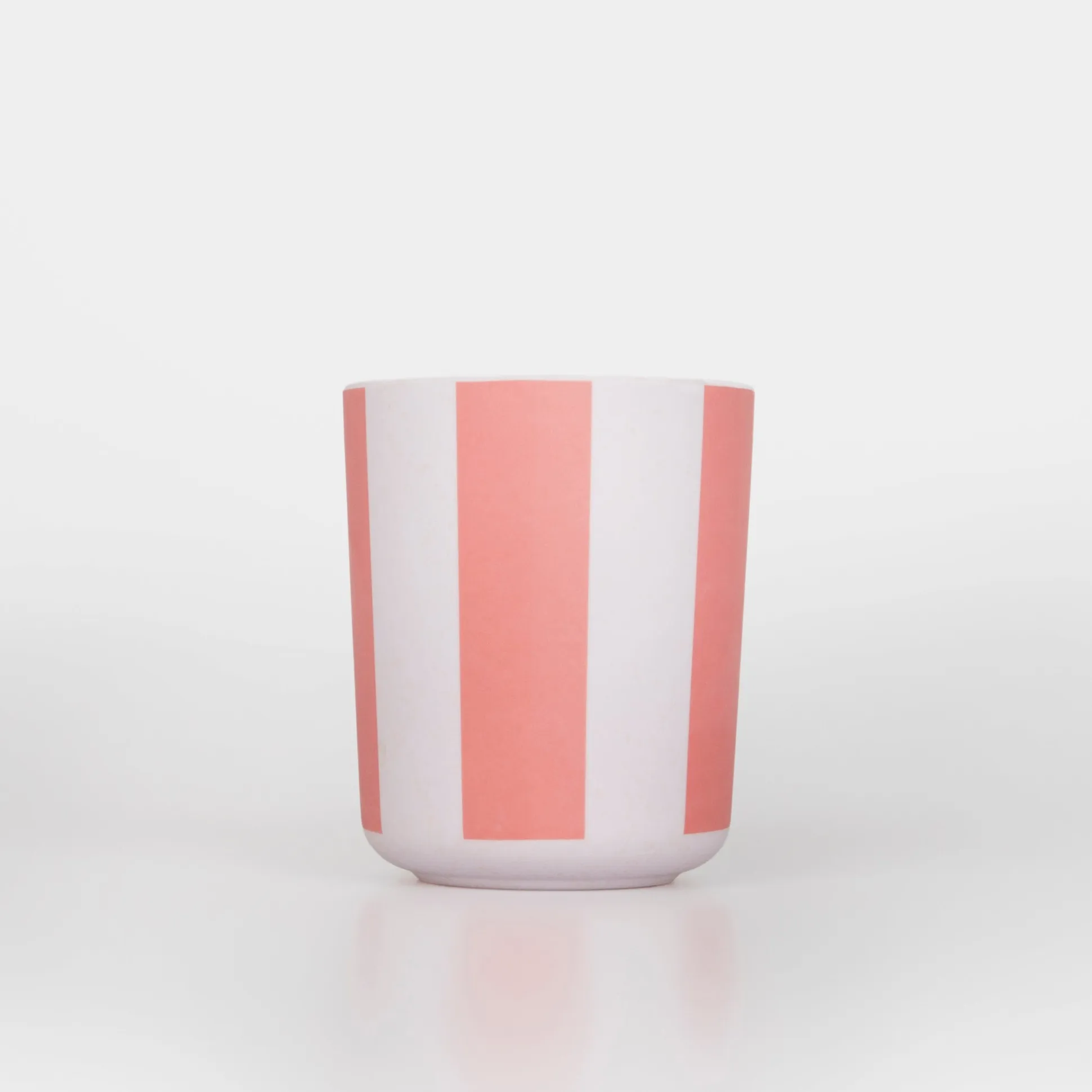 Stripy Reusable Bamboo Cups, Pack of 6