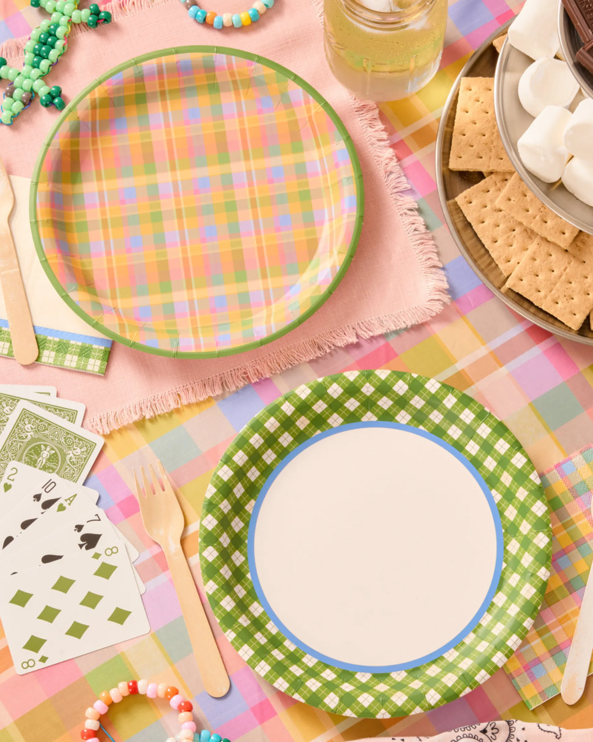 Summer Camp Plates - 24 paper plates