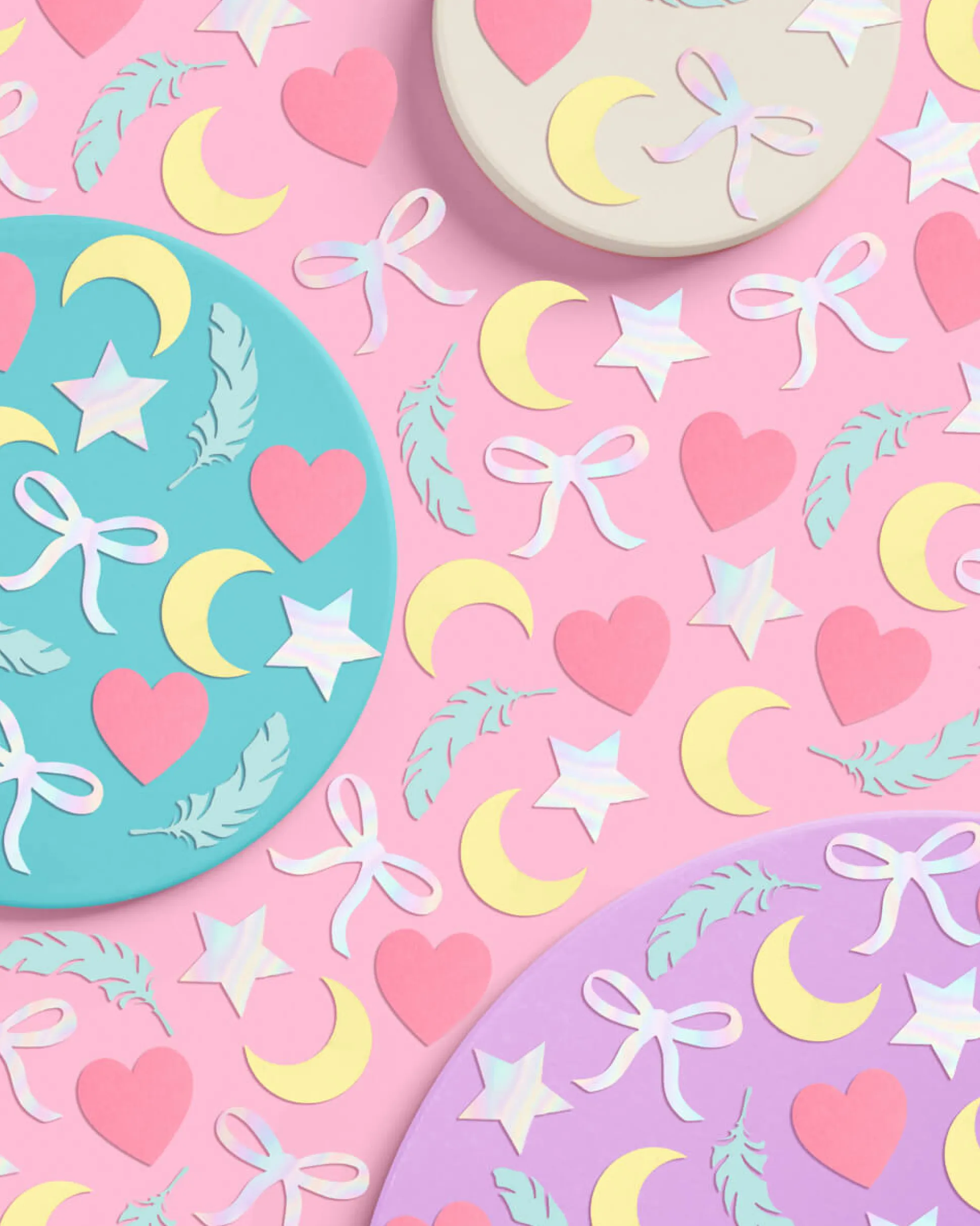 Sweet Dreams Confetti - 200 pc iridescent foil confetti