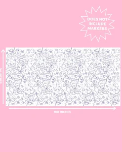 Sweet Dreams Tablecloth - paper coloring tablecloth