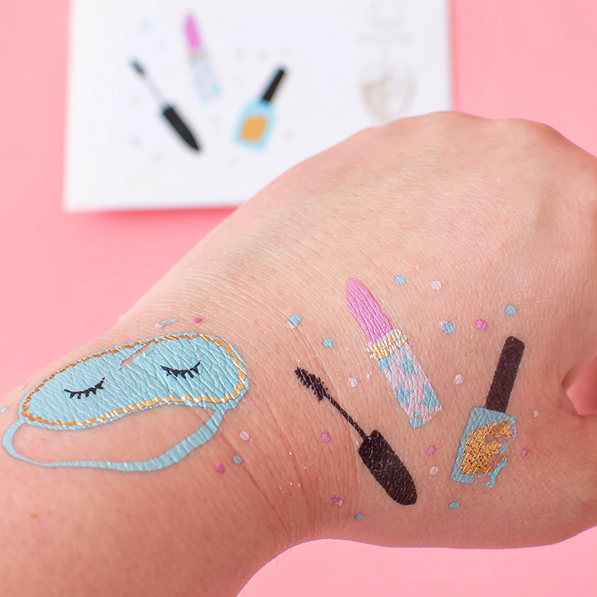 Sweet Dreams Temporary Tattoos, Pack of 2