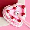 Sweetheart Cake Ornament - pink ornament