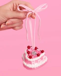Sweetheart Cake Ornament - pink ornament