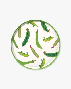 Sweet Pea Appetizer Plate Set - set of 12