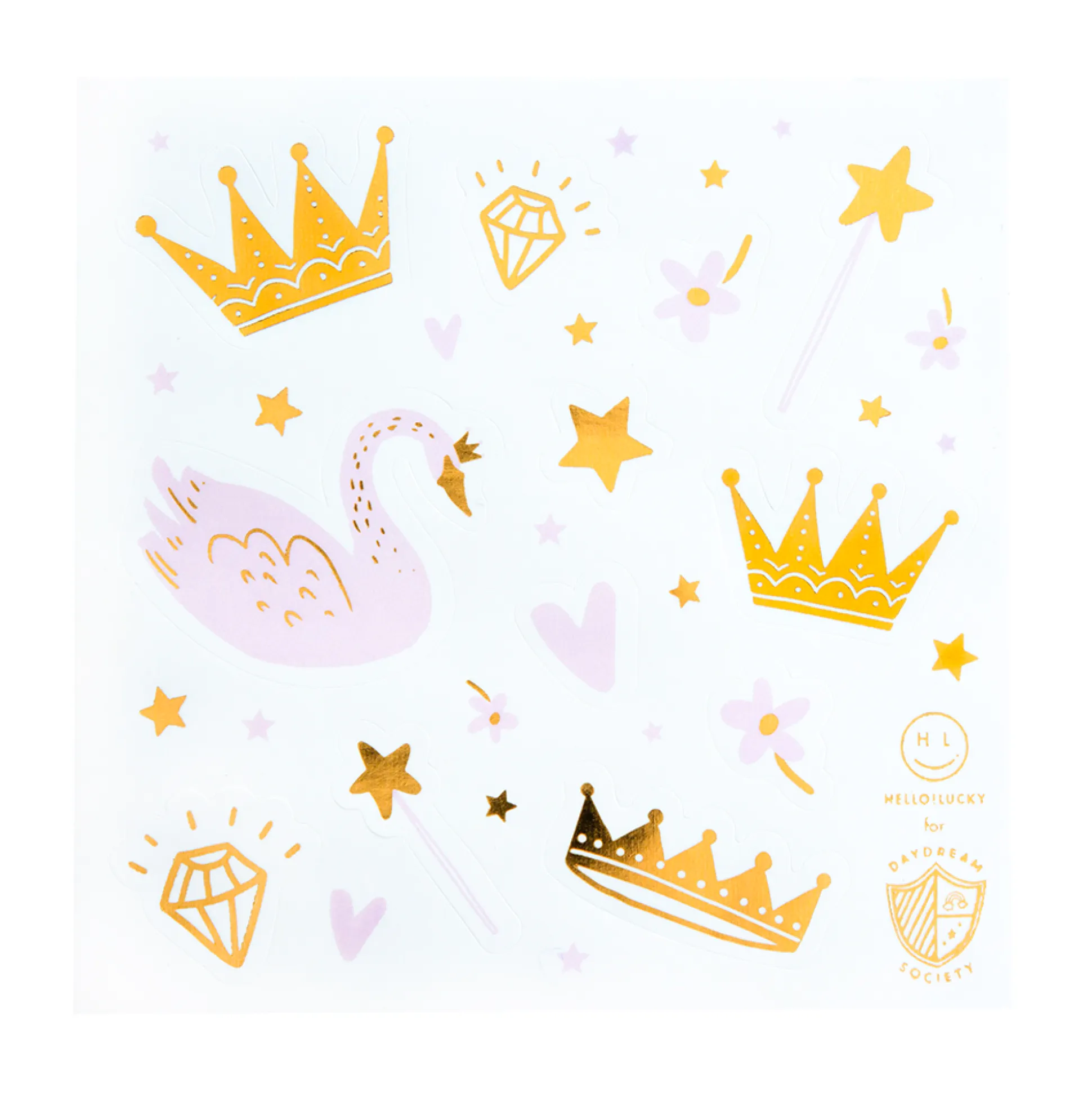 Sweet Princess Sticker Set, Pack of 4