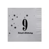 Sweet Star Personalized Napkin, Black Foil