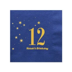 Sweet Star Personalized Napkin, Gold Foil
