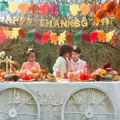 Tissue Paper Thanksgiving Garlands