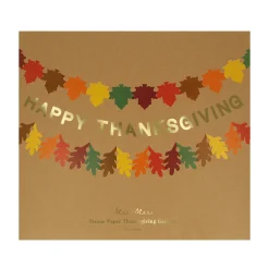 Tissue Paper Thanksgiving Garlands