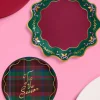 Tis the Season Plate Set - 32 paper plates, 2 sizes