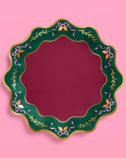 Tis the Season Plate Set - 32 paper plates, 2 sizes