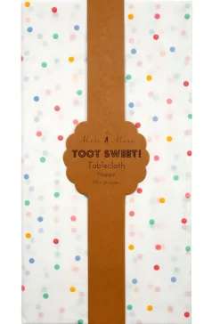 Toot Sweet! Spotty Paper Tablecloth