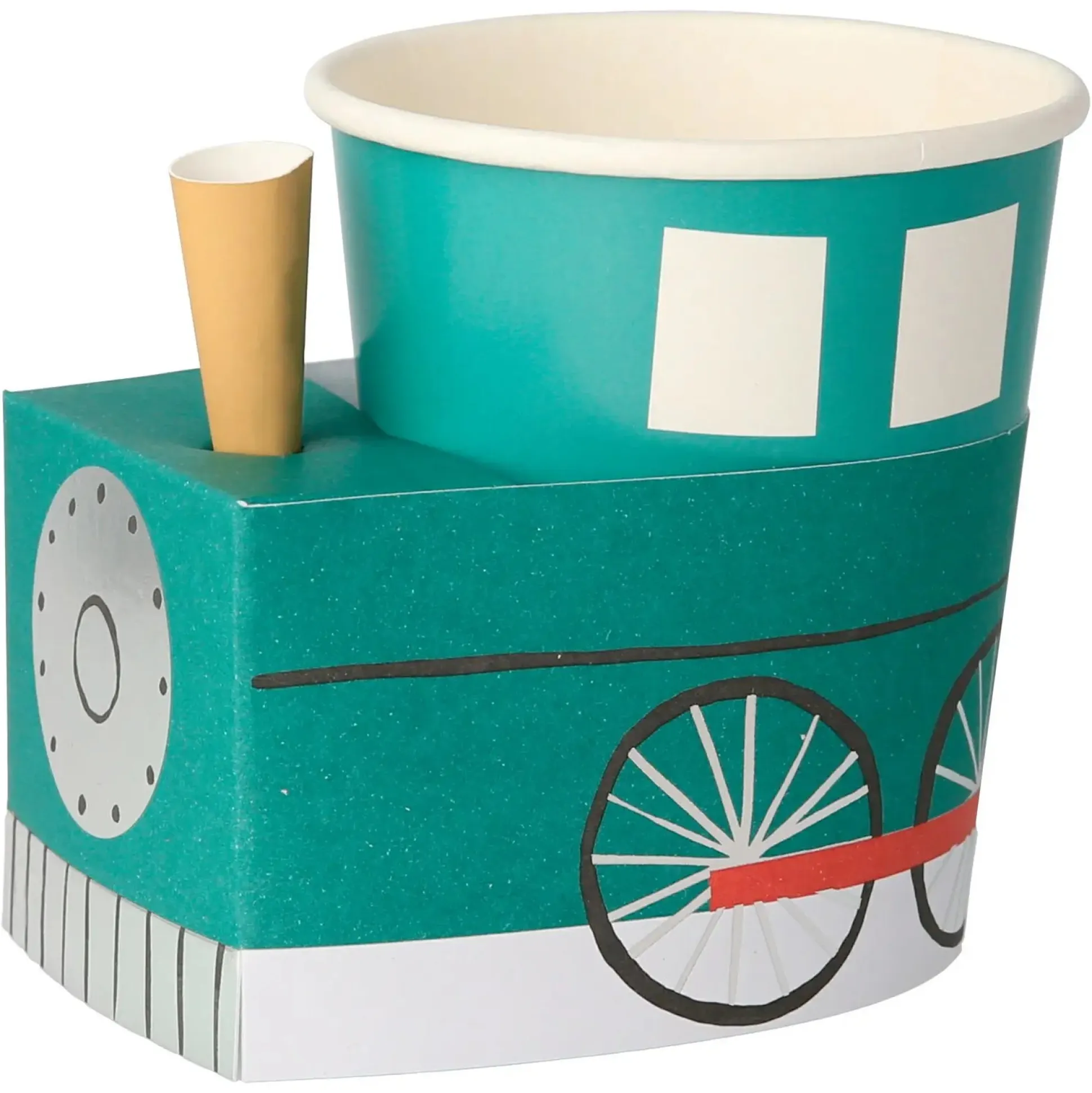 Train Cups, Pack of 8