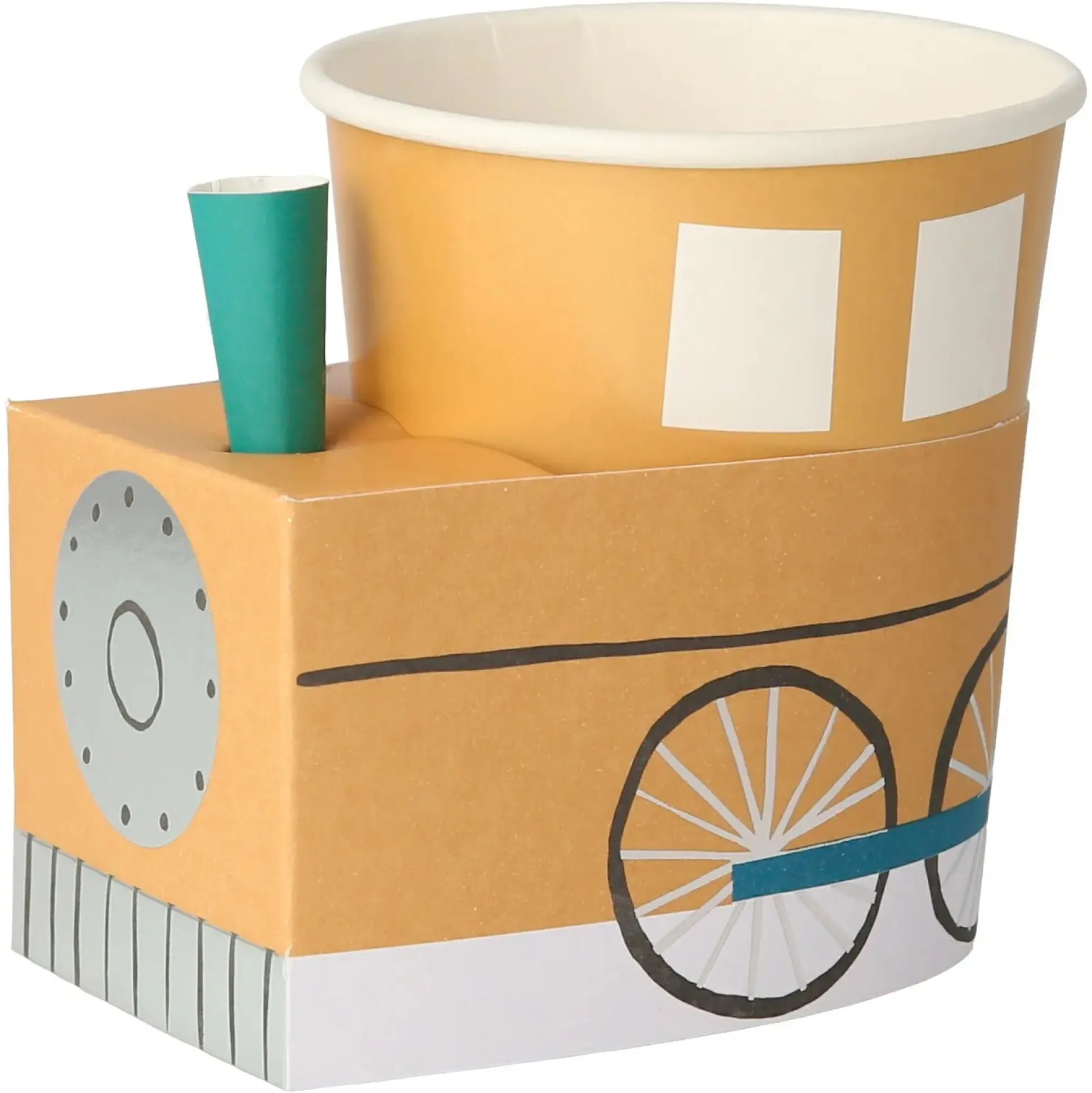 Train Cups, Pack of 8